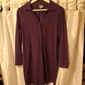 J.Jill Purple Long Sleeve Women's Dress M 💘💘💘💘